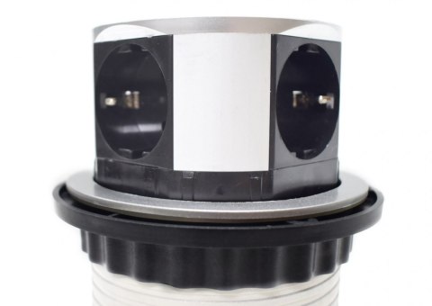 4-krotne gniazdo stołowe chowane