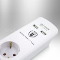 Listwa zasilająca przedłużacz 6 gniazd + 2xUSB 1,5m