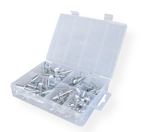 Profesjonalna nitownica nożycowa aluminiowa ergonomiczna z zestawem nitów