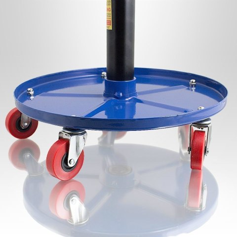 stołek warsztatowy obrotowy z regulacją wysokości 40 50 cm pojemnik 135 kg