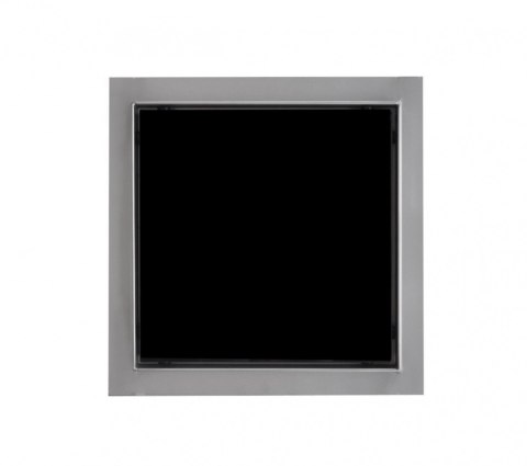 Odpływ kwadratowy Czarny Ściek wodny 20x20cm