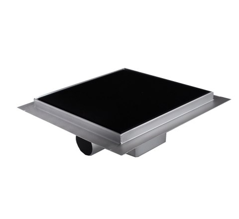 Odpływ kwadratowy Czarny Ściek wodny 20x20cm