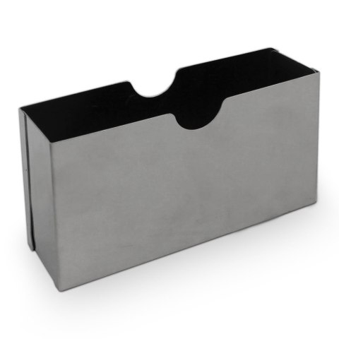 popielniczka zewnętrzna ścienna stal nierdzewna zamykana kompaktowa srebrna