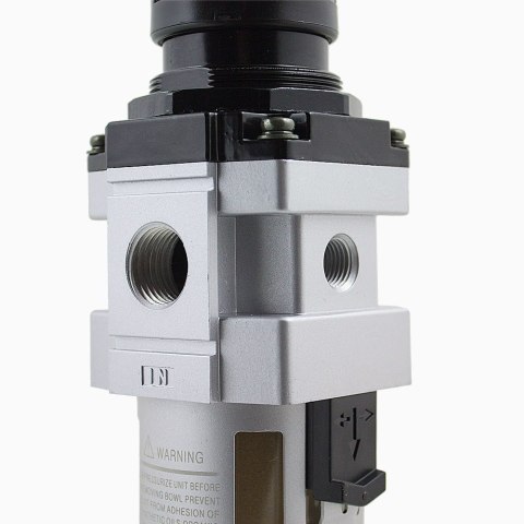 filtr sprężonego powietrza 1/2" z reduktorem ciśnienia i manometrem 10 bar