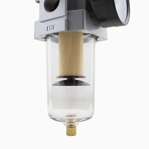 filtr sprężonego powietrza 1/2" z reduktorem ciśnienia i manometrem 10 bar