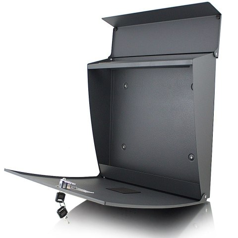 Nowoczesna Skrzynka Na Listy Naścienna Metal 345x345 mm Z Klapką