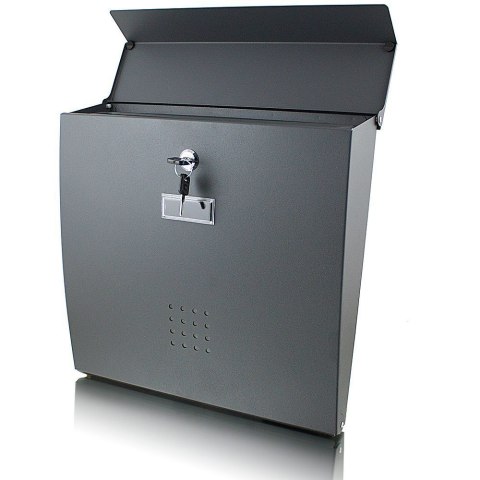 Nowoczesna Skrzynka Na Listy Naścienna Metal 345x345 mm Z Klapką