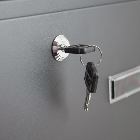 Nowoczesna Skrzynka Na Listy Naścienna Metal 345x345 mm Z Klapką