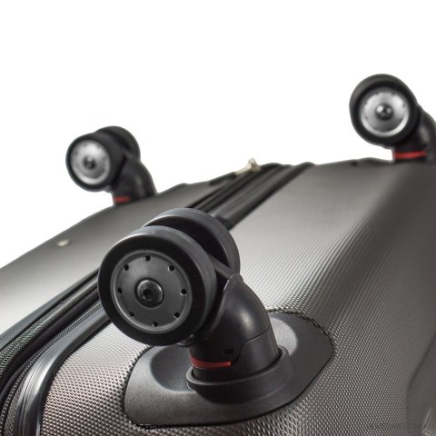 Walizka podróżna ABS LINE rozmiar M Ciemny szary