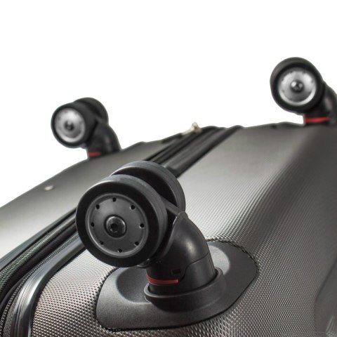 Walizka podróżna ABS STRIPES rozmiar L Czerwony