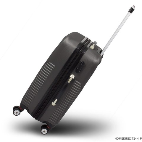 Walizka podróżna ABS WAVE rozmiar L Ciemny szary