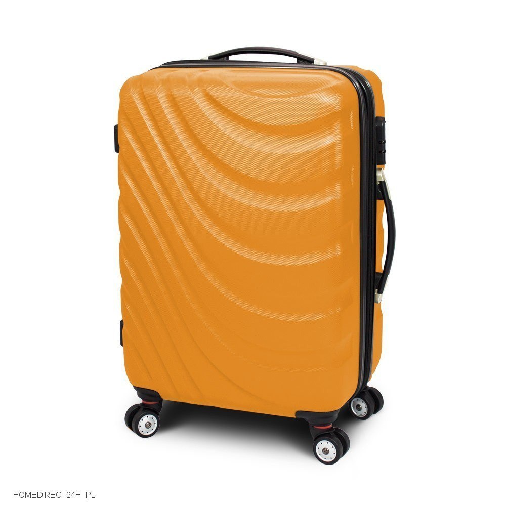 Walizka podróżna ABS WAVE rozmiar L Pomarańczowy
