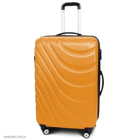 Walizka podróżna ABS WAVE rozmiar XL Pomarańczowy