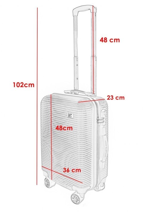 Walizka podróżna kabinowa kółka bagaż samolot lekka