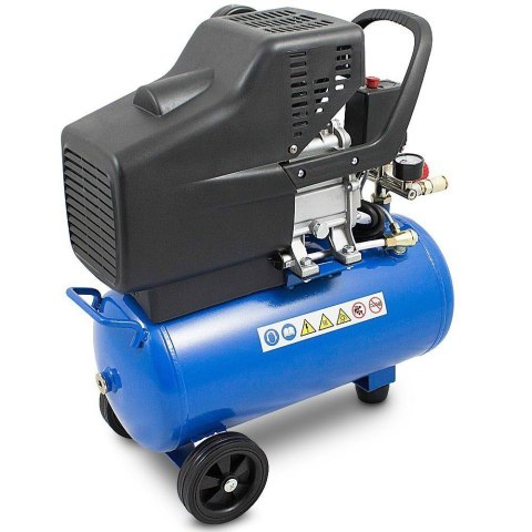 ZESTAW Sprężarka 24L 1500W 8 Bar +Akcesoria 8 elementów