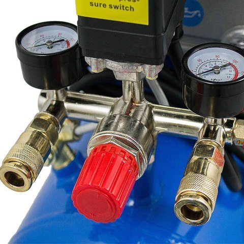 ZESTAW Sprężarka 24L 1500W 8 Bar +Akcesoria 8 elementów