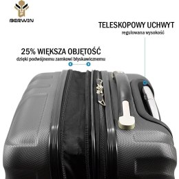 ZESTAW WALIZEK M L XL RÓŻOWE WALIZKI