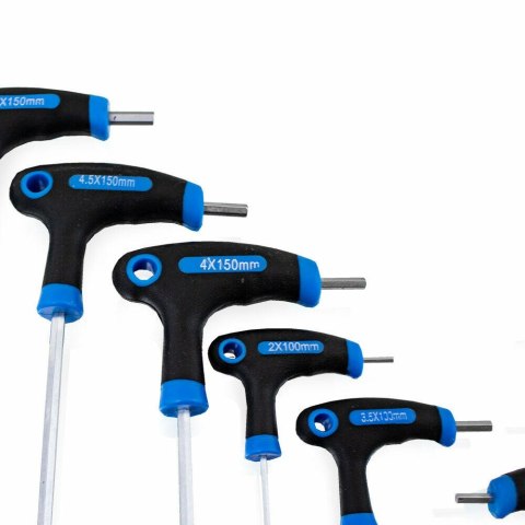 imbusy typ t 11 elementów stal chromowo-wanadowa wytrzymałe ergonomiczne