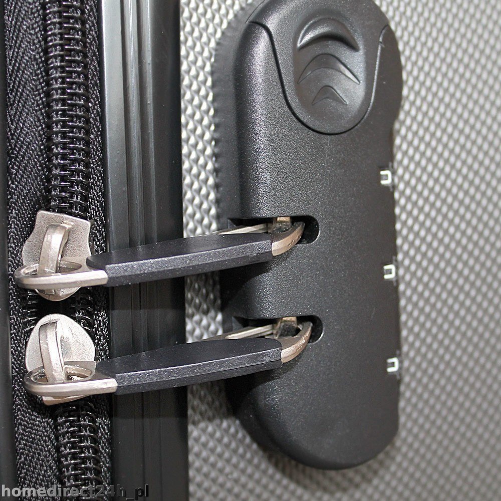 Zestaw walizek podróżnych ABS ARMOR Fioletowy