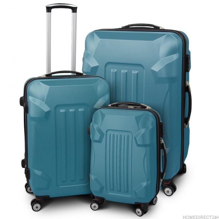 Zestaw walizek podróżnych ABS ARMOR Turkusowy