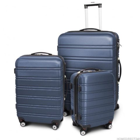 Zestaw walizek podróżnych ABS LINE Ciemny niebieski