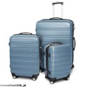 Zestaw walizek podróżnych ABS LINE Turkusowy