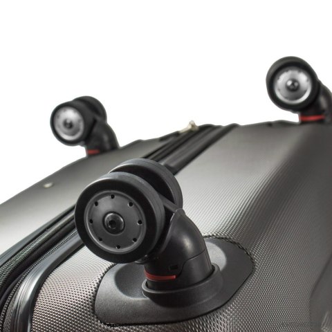 Zestaw walizek podróżnych ABS SQUARD Miętowy