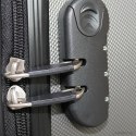 Zestaw walizek podróżnych ABS SQUARD Srebrny