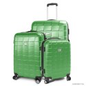 Zestaw walizek podróżnych ABS SQUARD Zielony