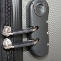 Zestaw walizek podróżnych ABS STRIPES Fioletowy