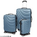 Zestaw walizek podróżnych ABS WAVE Turkusowy