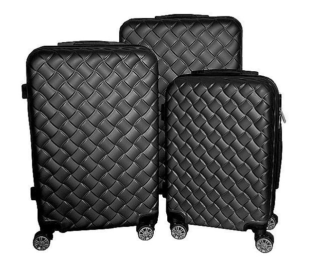 Zestaw walizek podróżnych MULANO czarne M L XL