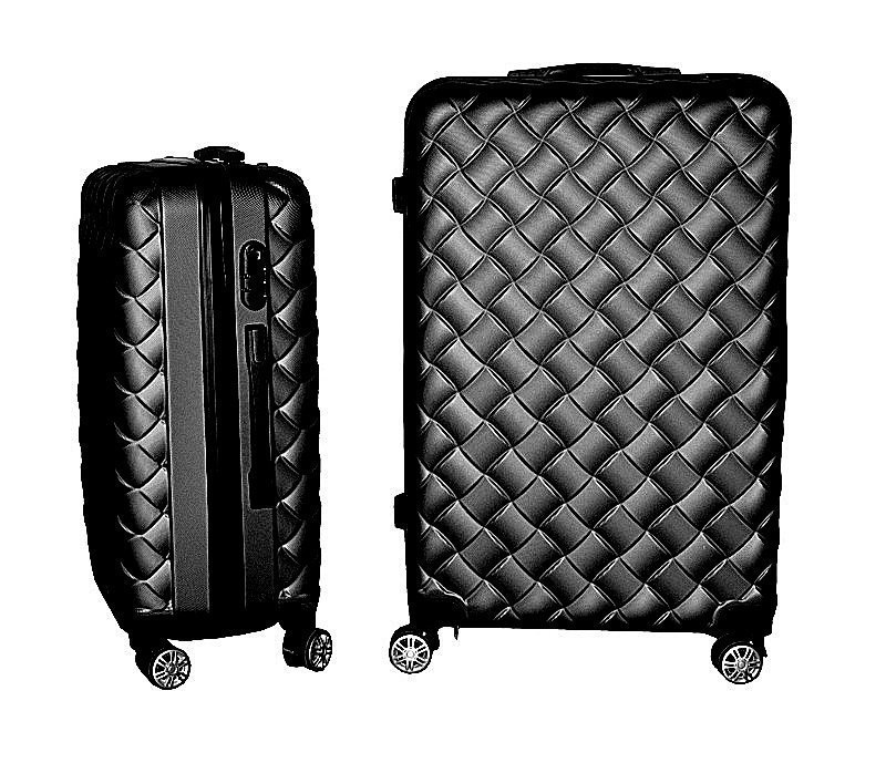 Zestaw walizek podróżnych MULANO czarne M L XL