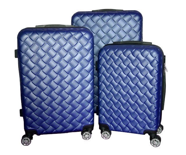 Zestaw walizek podróżnych MULANO niebieskie M L XL