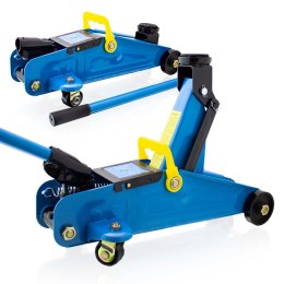 podnośnik hydrauliczny 2t 125 330 mm stalowy z kołami niski warsztatowy