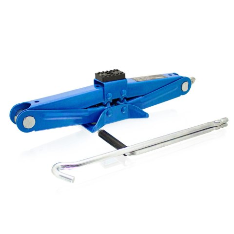 podnośnik nożycowy 2t żaba z korbą ręczną 105 380 mm stalowy uniwersalny