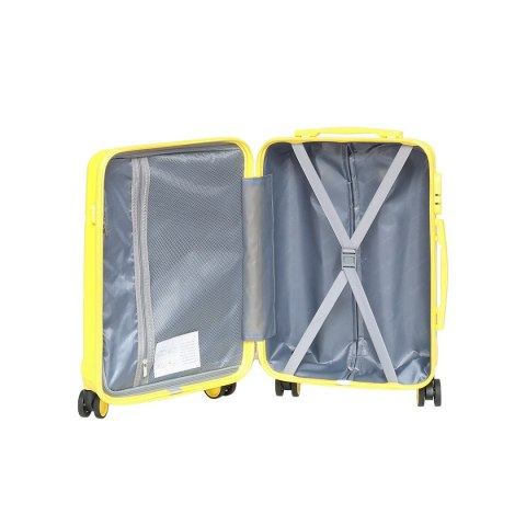 walizka kabinowa z kuferkiem barut różowa zestaw podróżny abs do samolotu