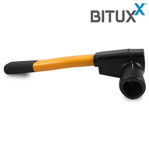 Blokada Kierownicy Samochodowej Bituxx Stalowa Zamek Klucz Zabezpieczenie