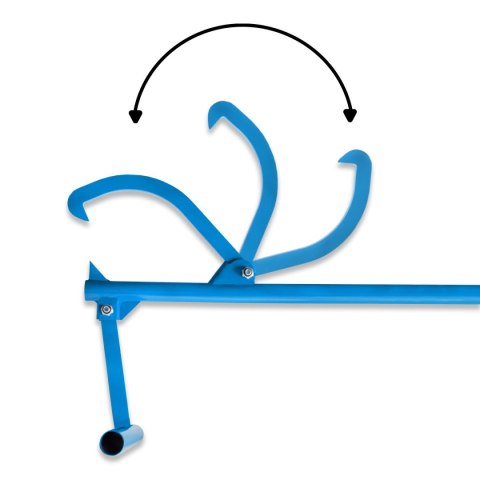 CHWYTAK Z HAKIEM DO PNIA DREWNA 131cm OBROTOWY MOCNY Hak leśny STALOWY