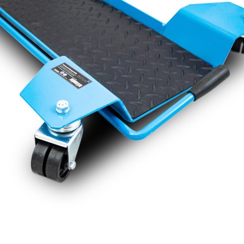 podest manewrowy do motocykla 360° hamulec 200kg stal ocynkowana bituxx