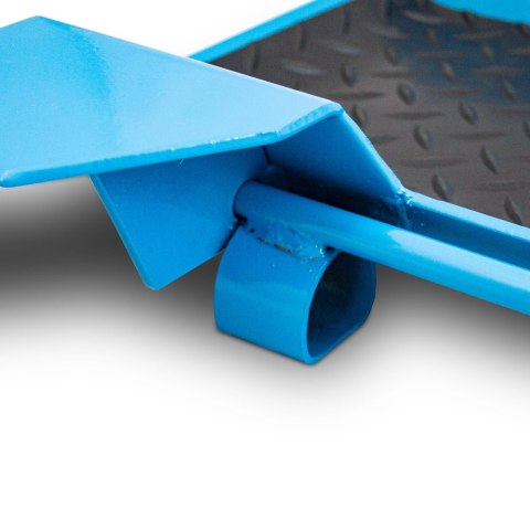 podest manewrowy do motocykla 360° hamulec 200kg stal ocynkowana bituxx