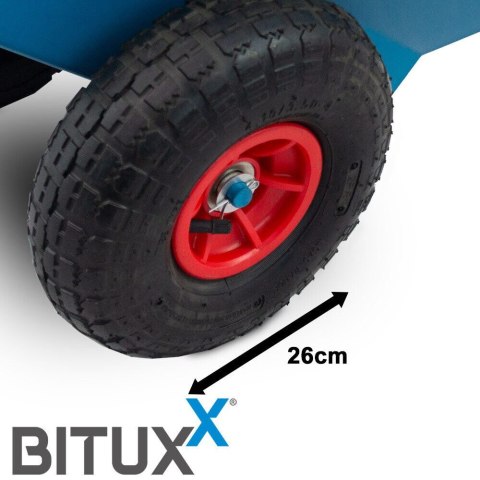 Wózek Transportowy do Płyt OSB GK MDF 275 kg Koła Pneumatyczne 26 cm