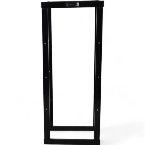 stojak na drewno kominkowe stalowy czarny 100 cm NOWOCZESNY