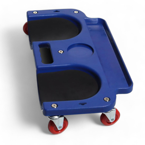 wózek warsztatowy na kolana 120kg magnetyczna tacka 5 kółek do warsztatu