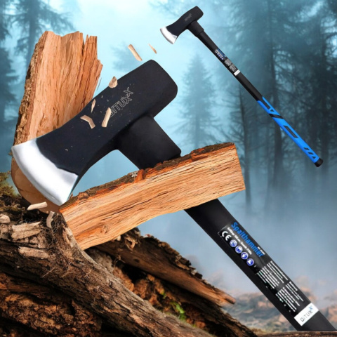 Profesjonalny Siekieromłot Rozłupujący 2700g z Trzonkiem Fiberglass Mocna