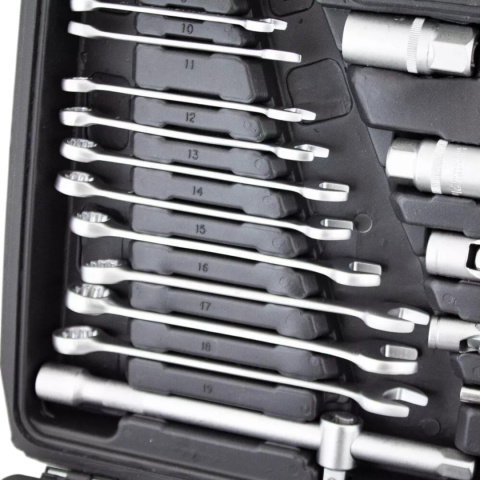 zestaw narzędzi nasadek 215 el grzechotki torx imbus crv warsztatowy