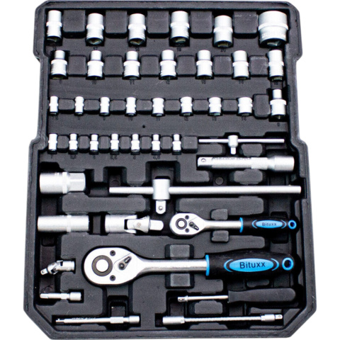 zestaw narzędzi 1200 el walizka na kółkach crv grzechotki klucze