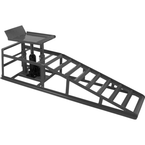 rampy z podnośnikiem hydraulicznym grafitowe 2x2000 kg szerokość opony 22cm
