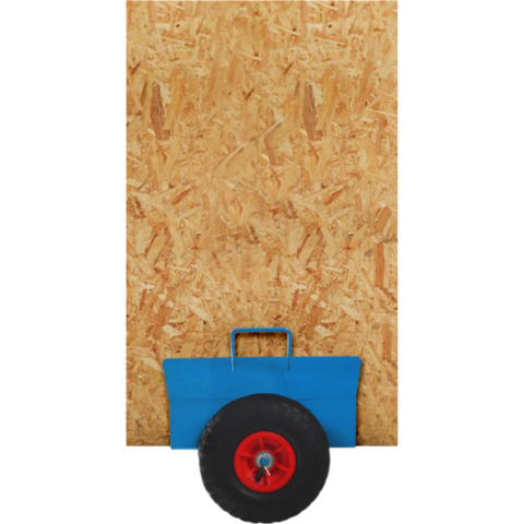 Wózek Transportowy do Płyt OSB GK MDF 275 kg Koła Pneumatyczne 26 cm