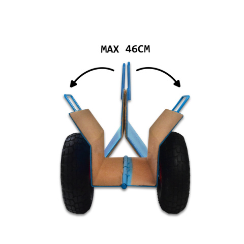 Wózek Transportowy do Płyt OSB GK MDF 275 kg Koła Pneumatyczne 26 cm